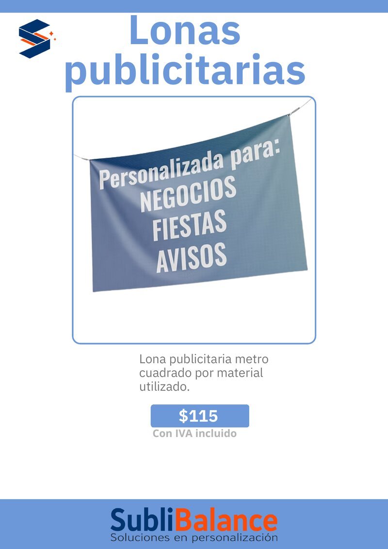 Lonas publicitarias